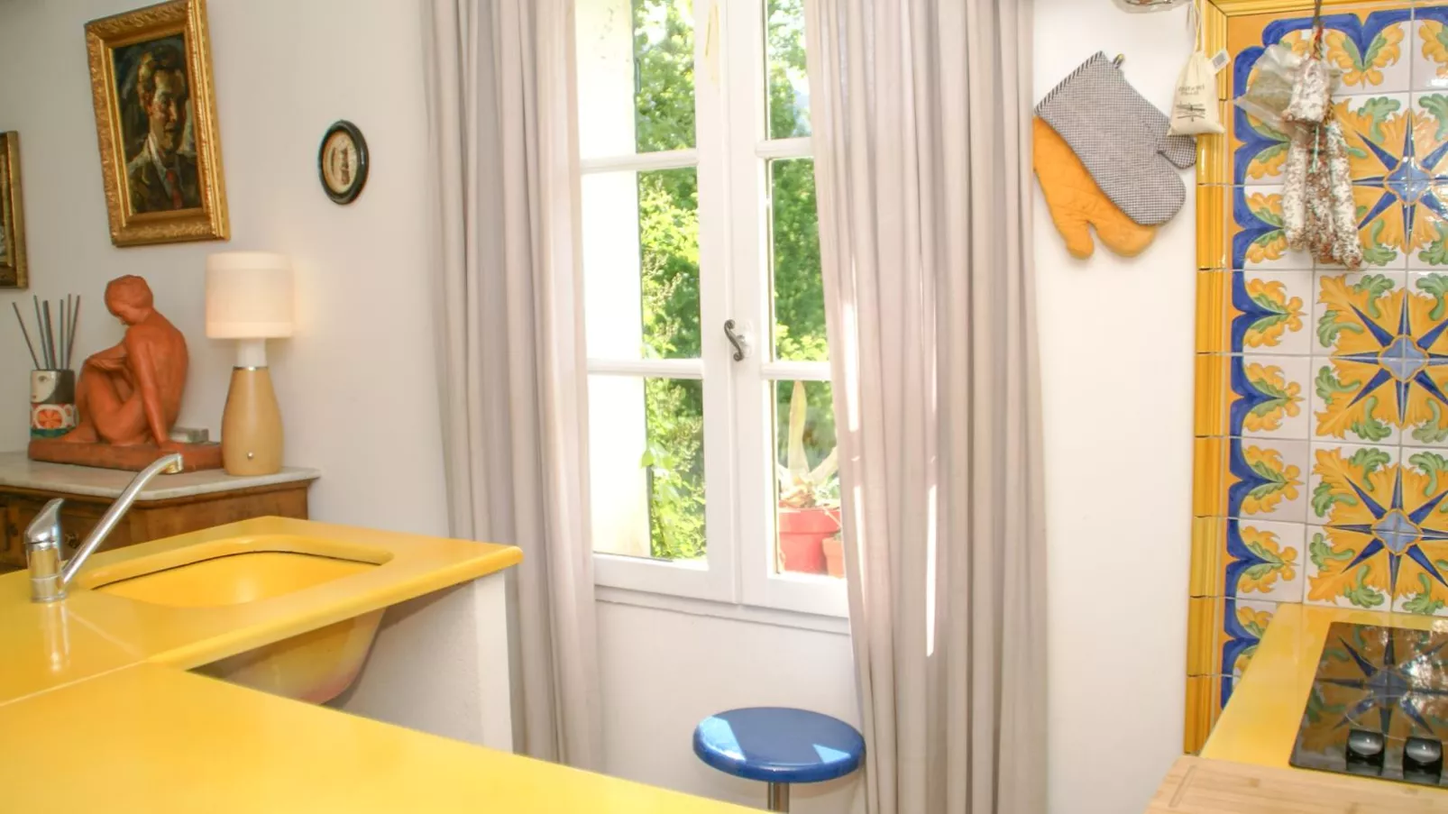 La petite maison de la ferme rose-Cuisine