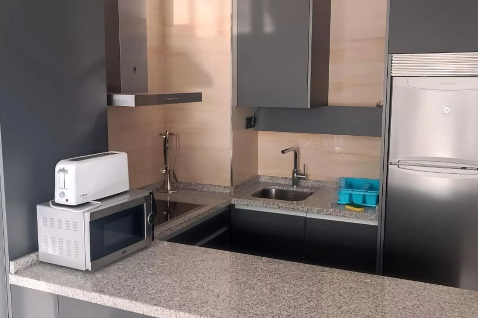 Apartamento con patio-Kitchen
