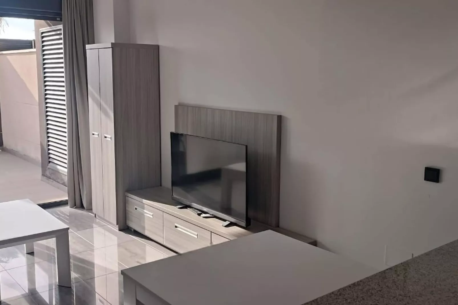Apartamento con patio-Living room