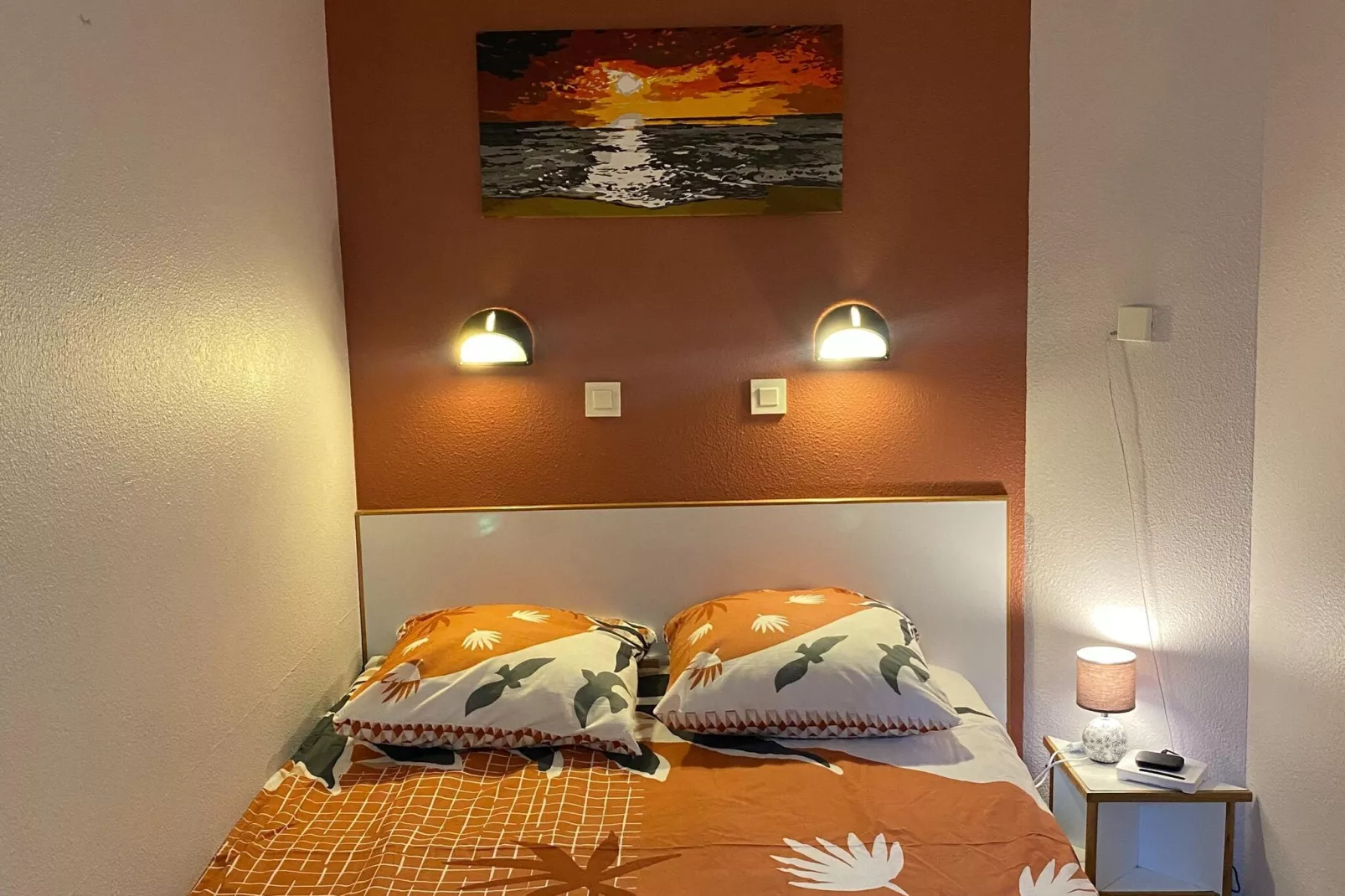 Appartement entre Golf et Océan-Schlafzimmer