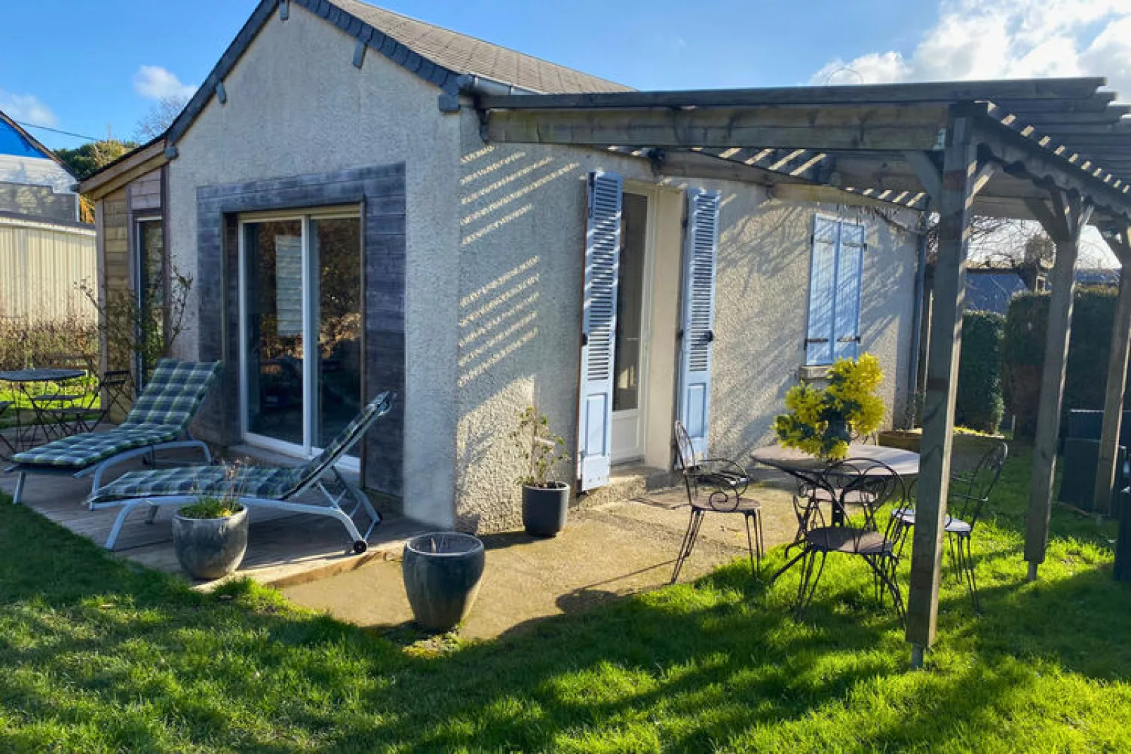 Ferienhaus Donville-les-Bains-Extérieur hiver