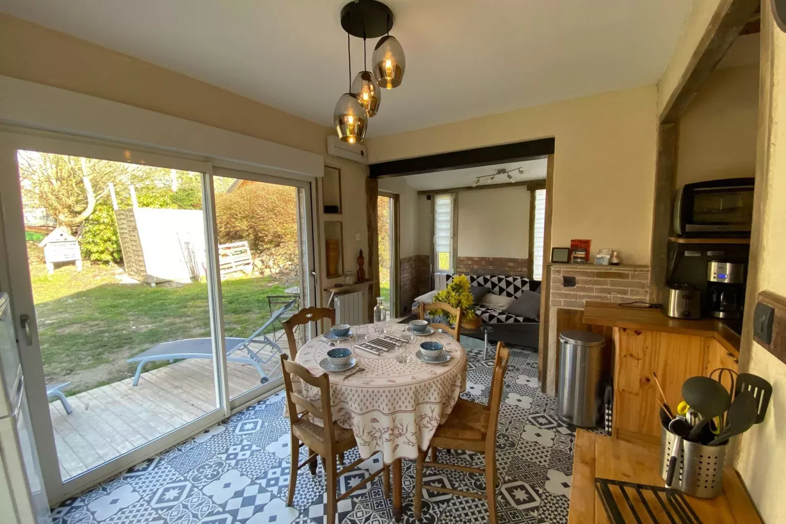 Ferienhaus Donville-les-Bains-Cuisine