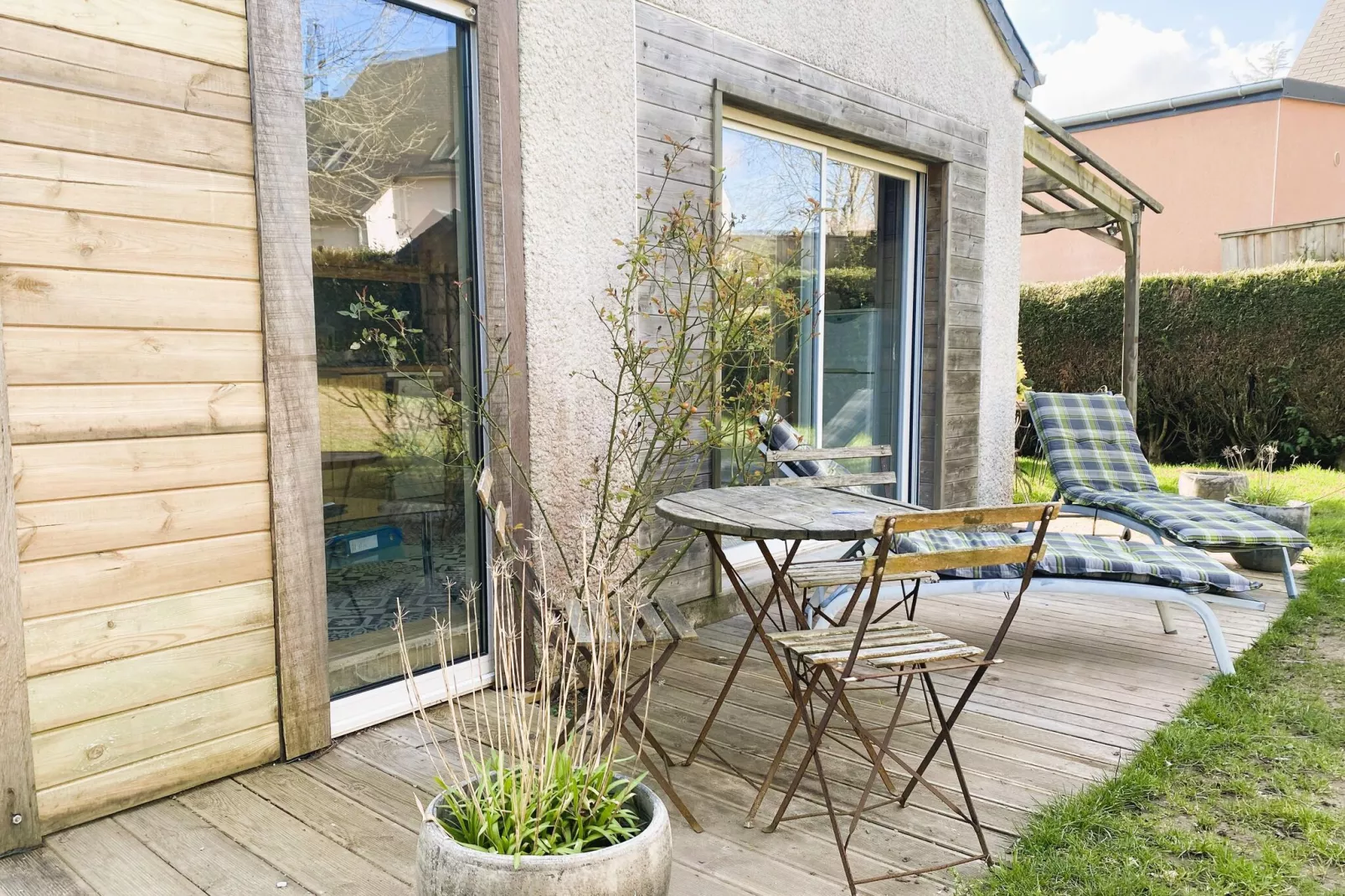 Ferienhaus Donville-les-Bains-Balcon-terrasse