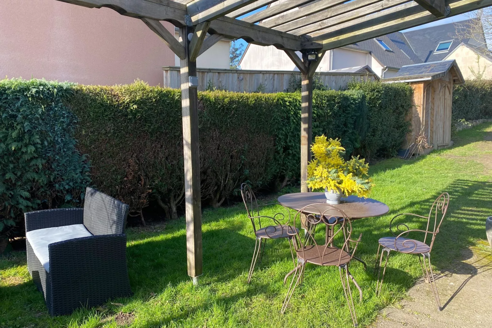 Ferienhaus Donville-les-Bains-Jardin d'hiver