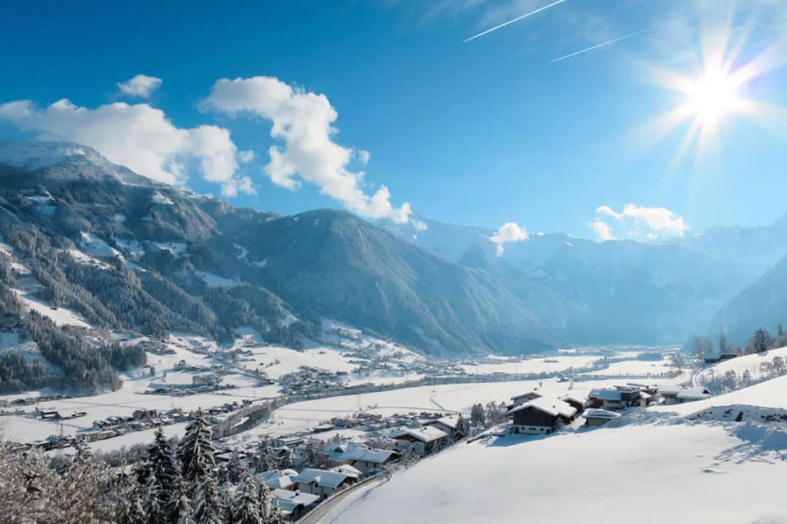 Ferienhaus Talblick-Area winter 5km
