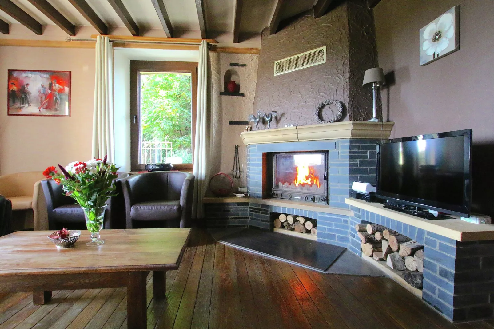 Gîte du Haut Chemin-Living room
