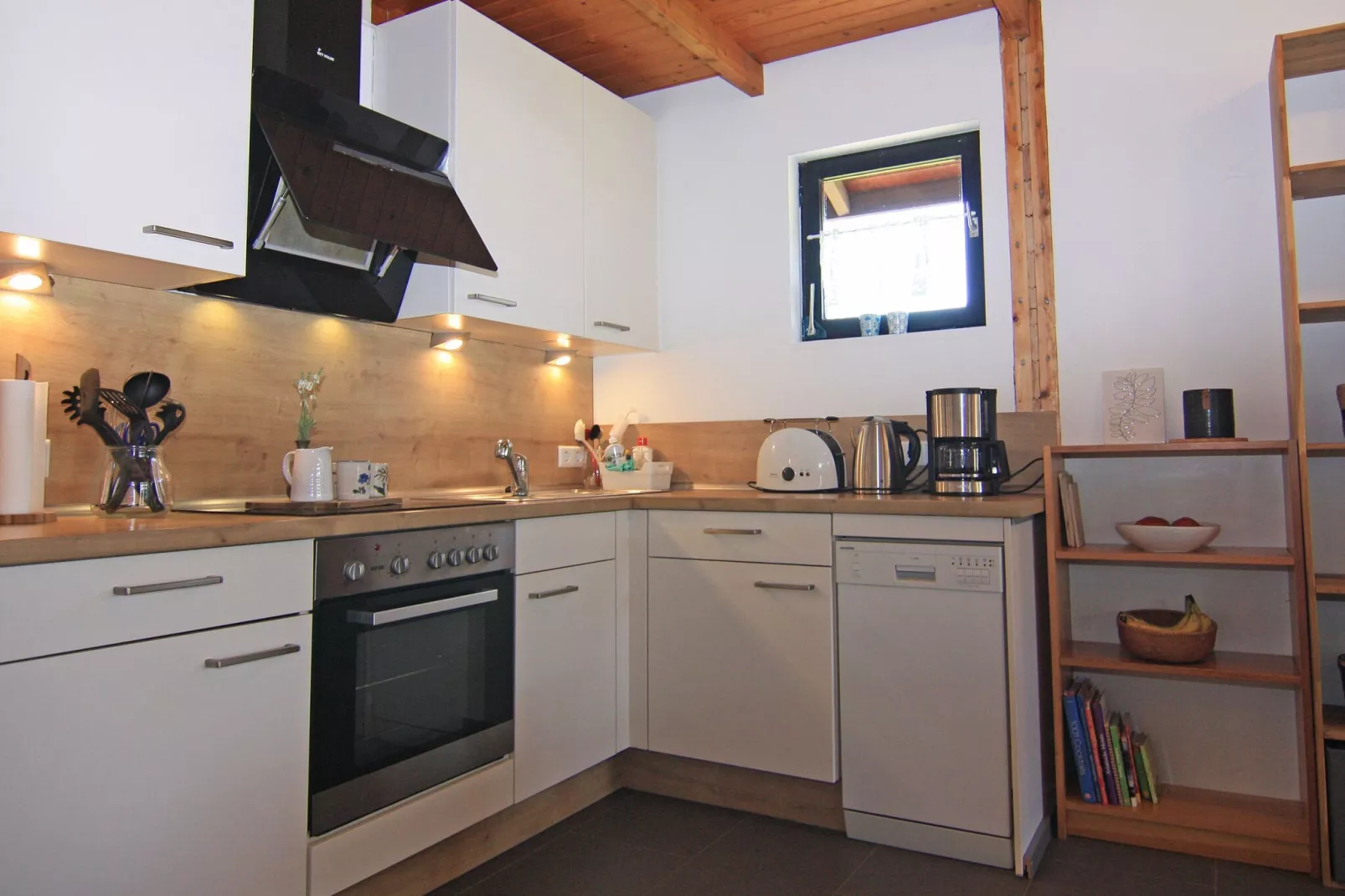 Blockhaus Damp-Küche