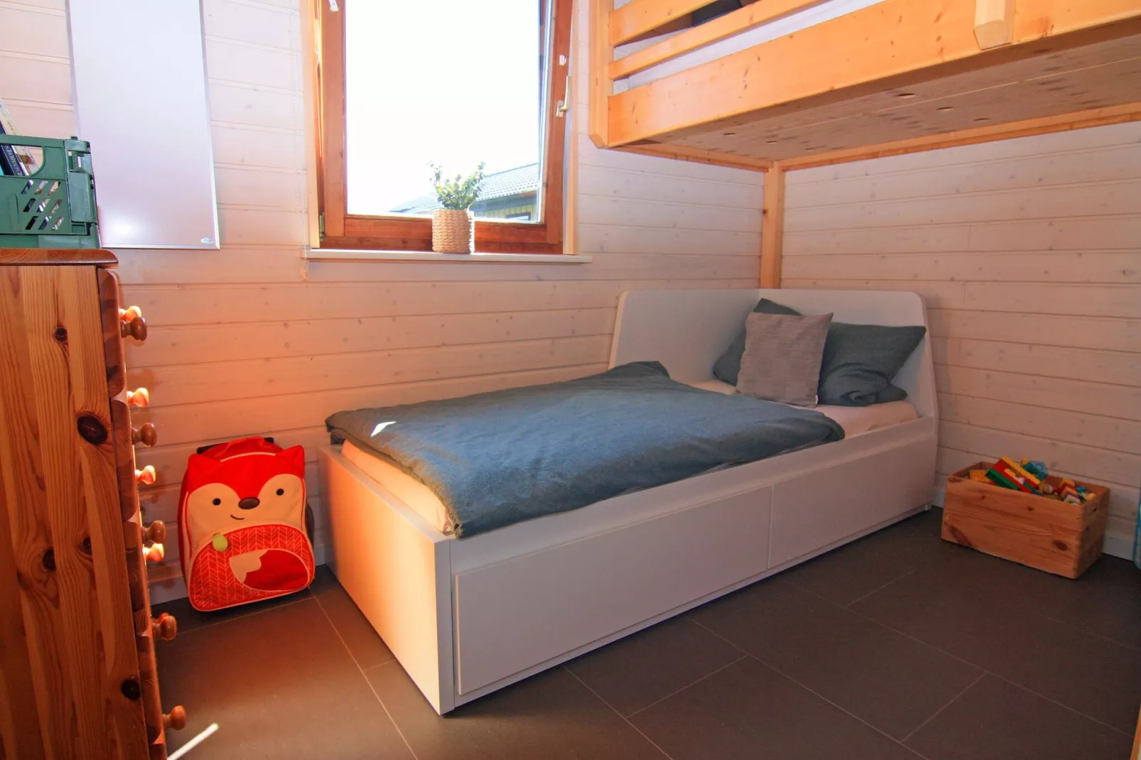 Blockhaus Damp-Schlafzimmer