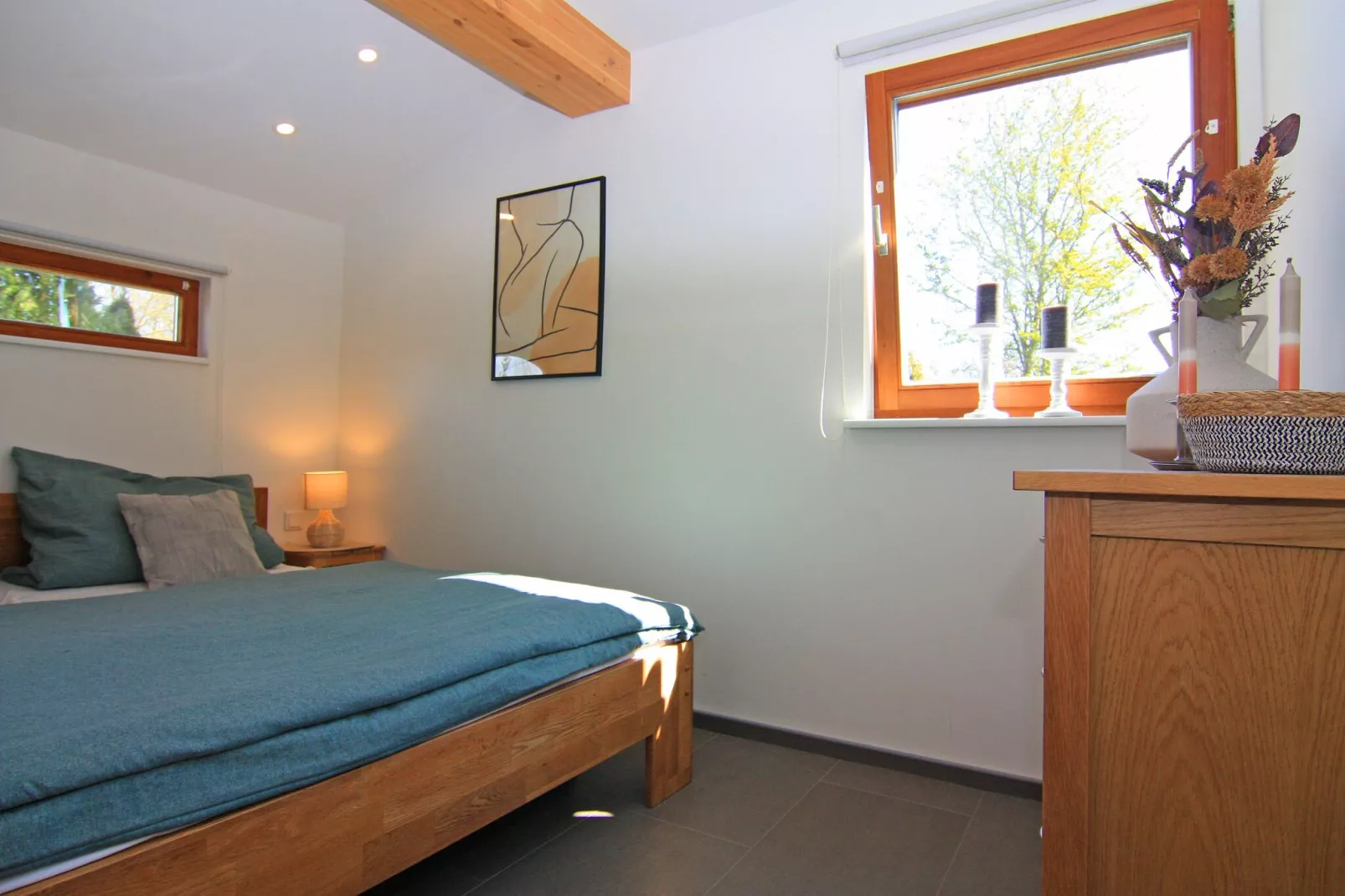 Blockhaus Damp-Schlafzimmer