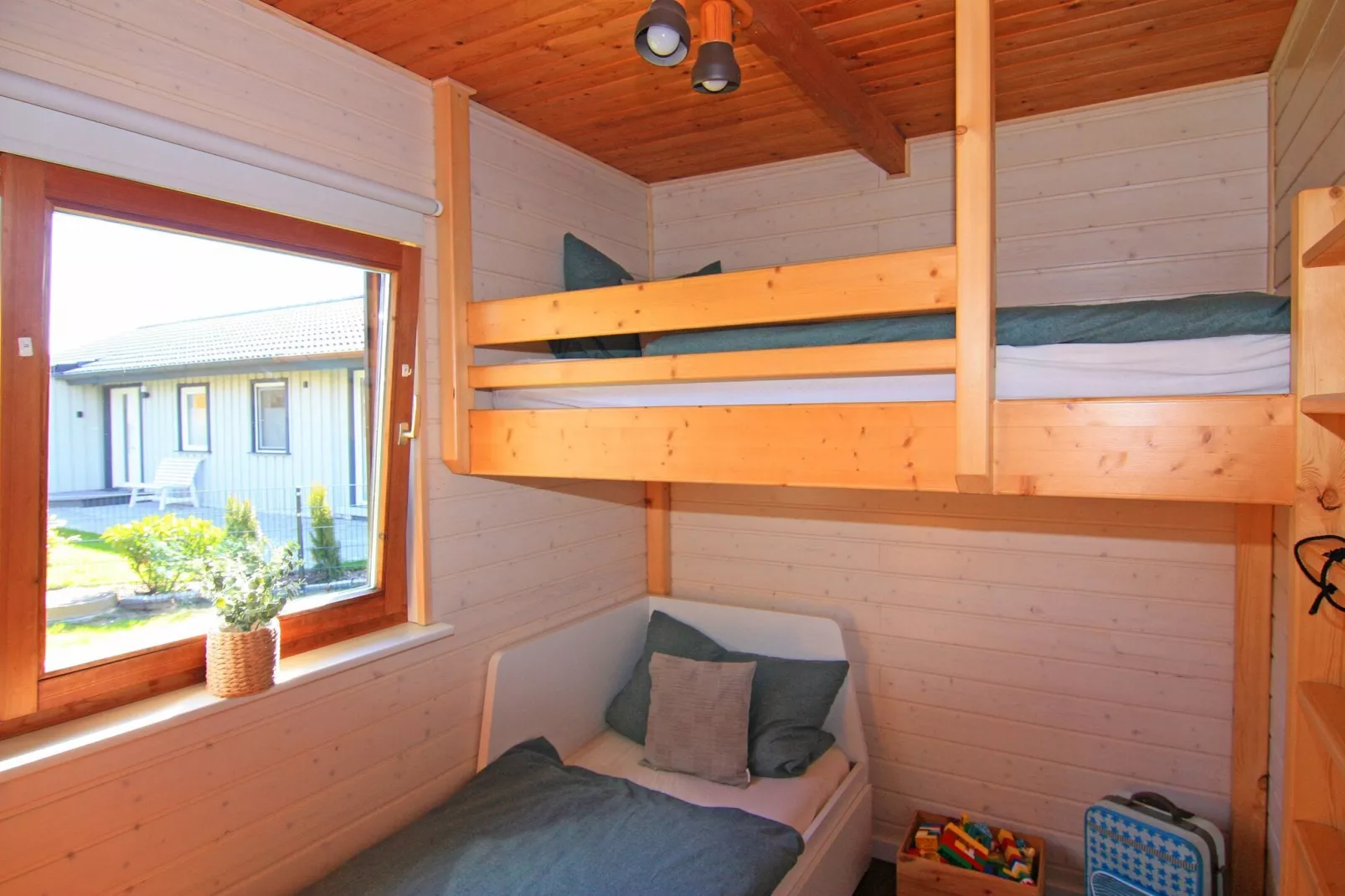 Blockhaus Damp-Schlafzimmer