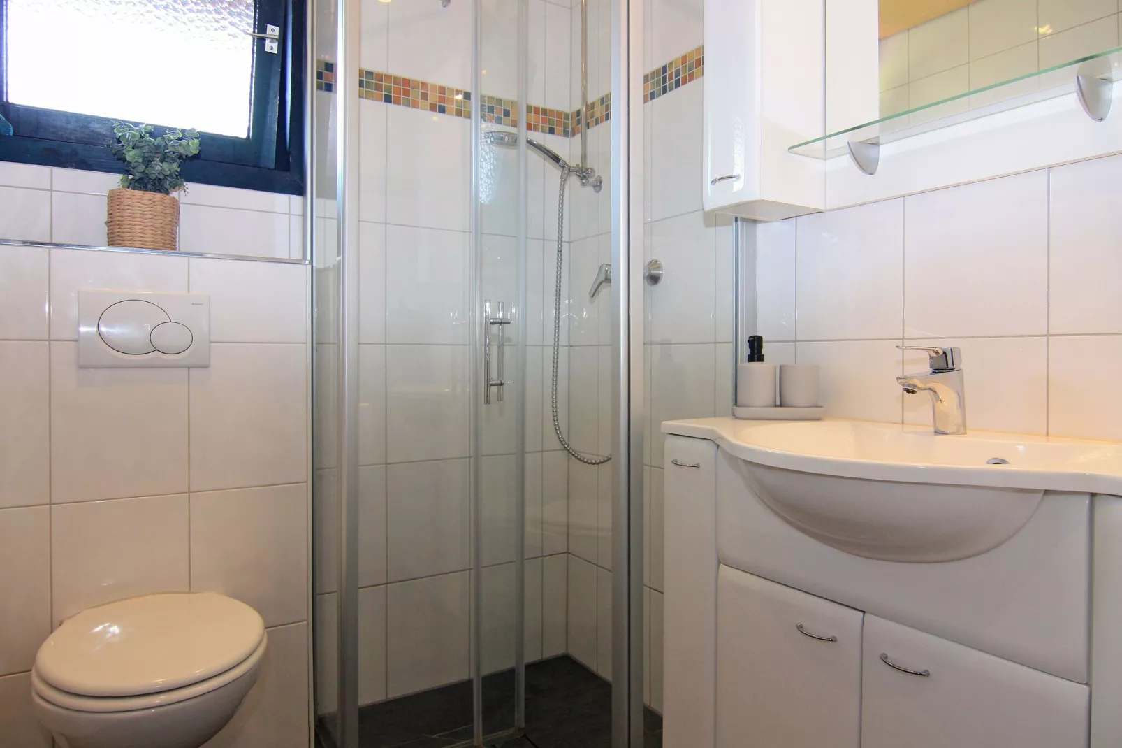Blockhaus Damp-Badezimmer