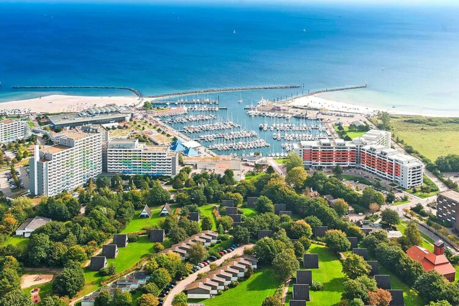 Ostseeresort Dampland-Reihenhaus Normalpreis-Extérieur été