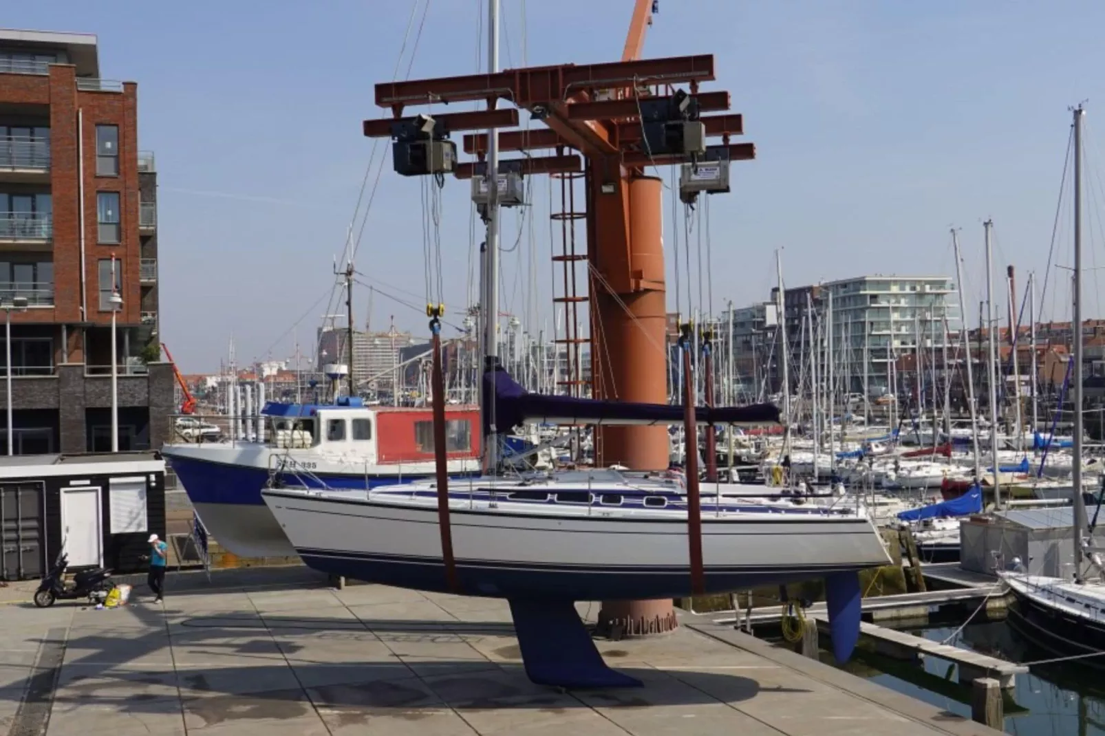 Scheveningen Harbour 80C-Areas summer 1km