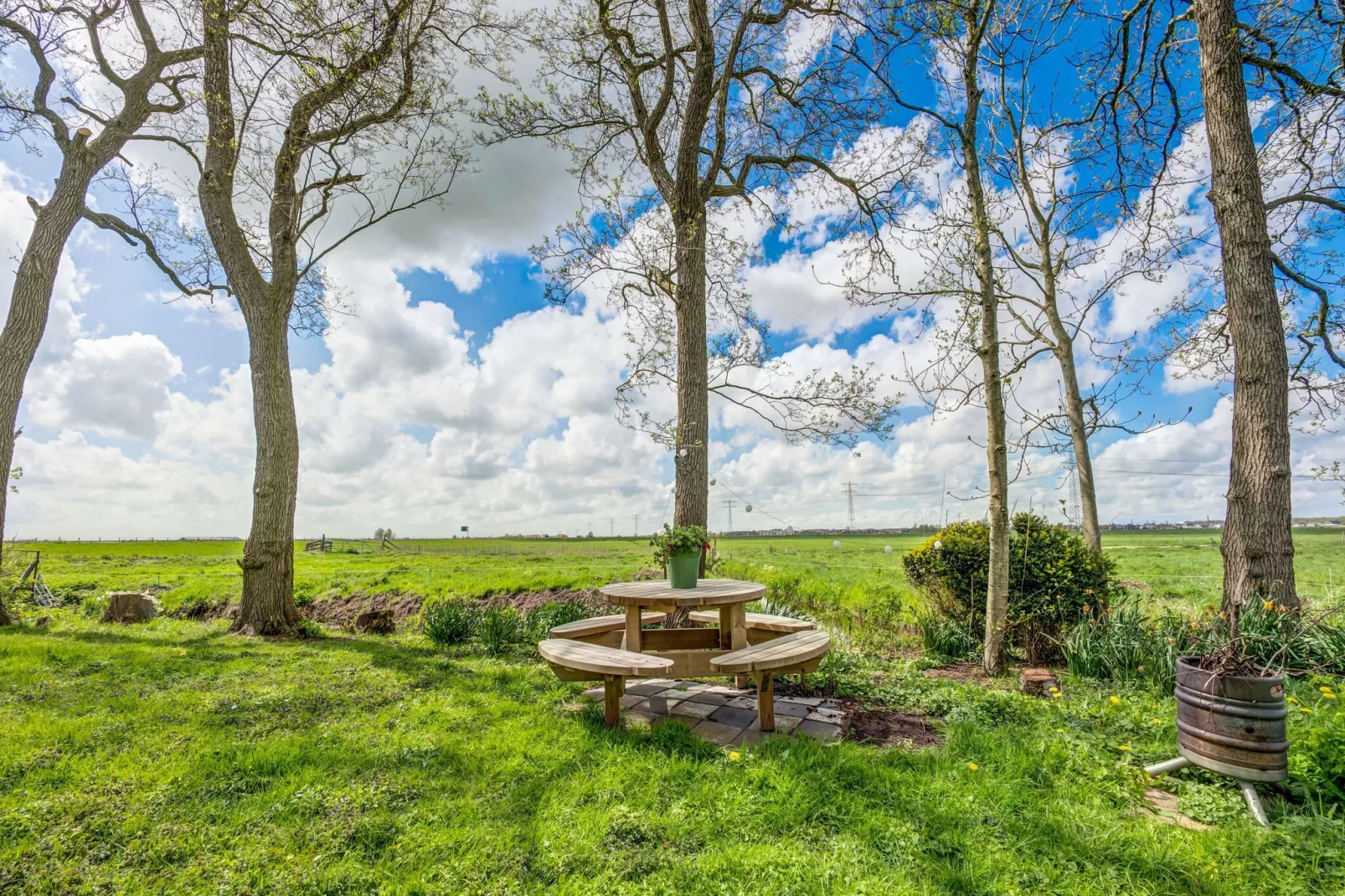 Gezellige Boerderij met chalet in Friesland-Gärten Sommer