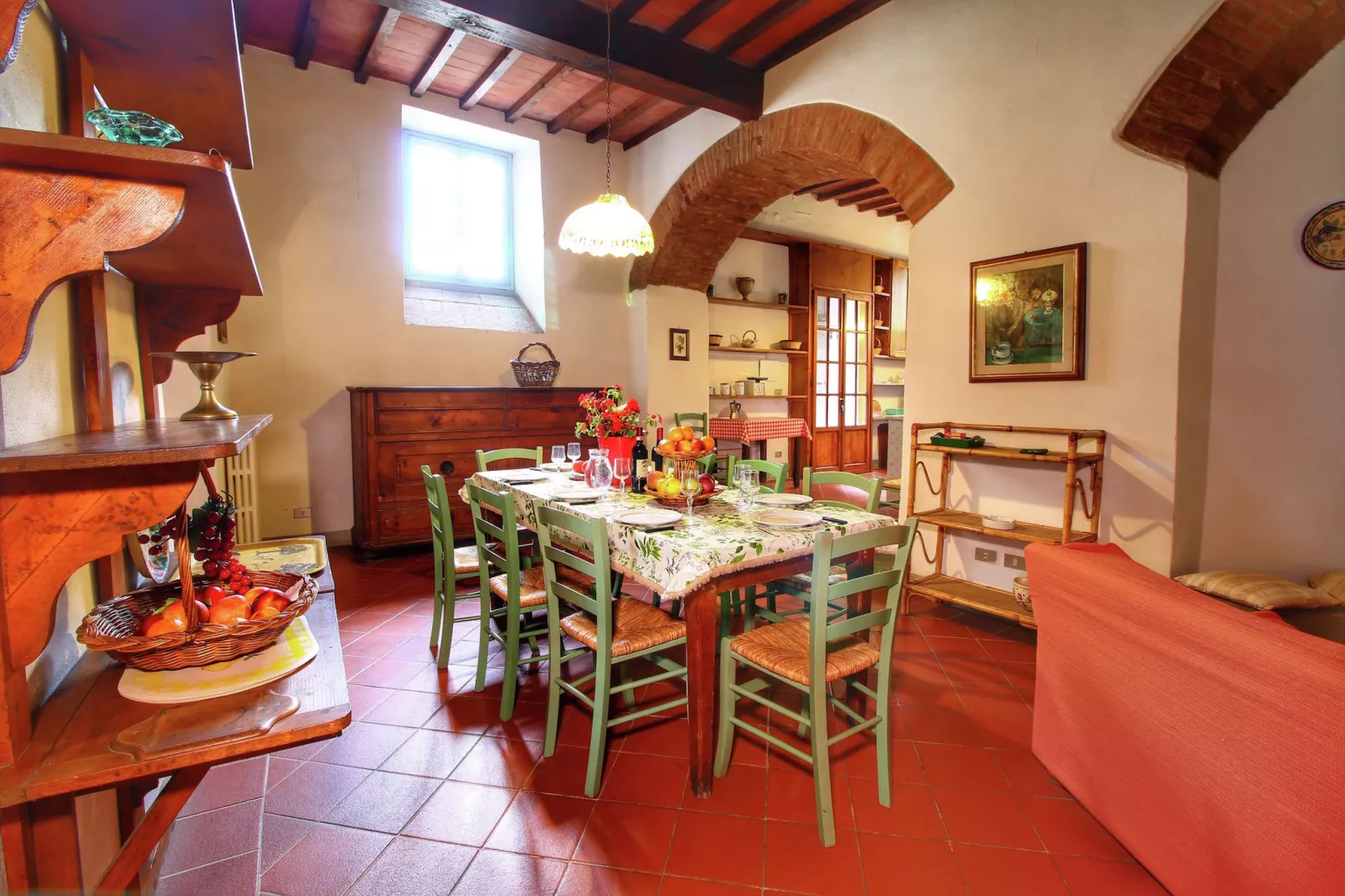 Casa Bruciata-Dining room