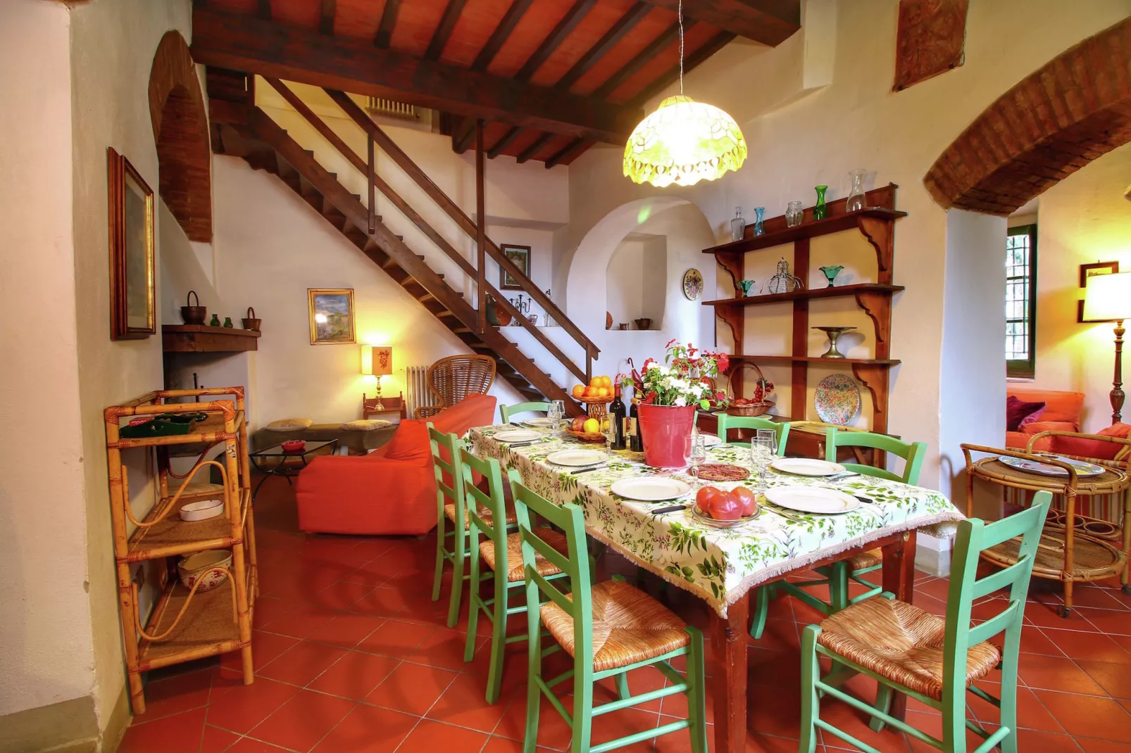 Casa Bruciata-Dining room