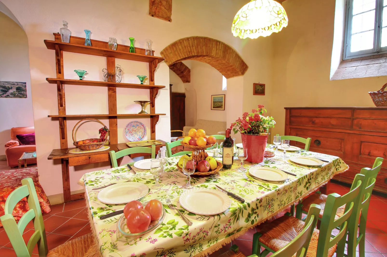Casa Bruciata-Dining room