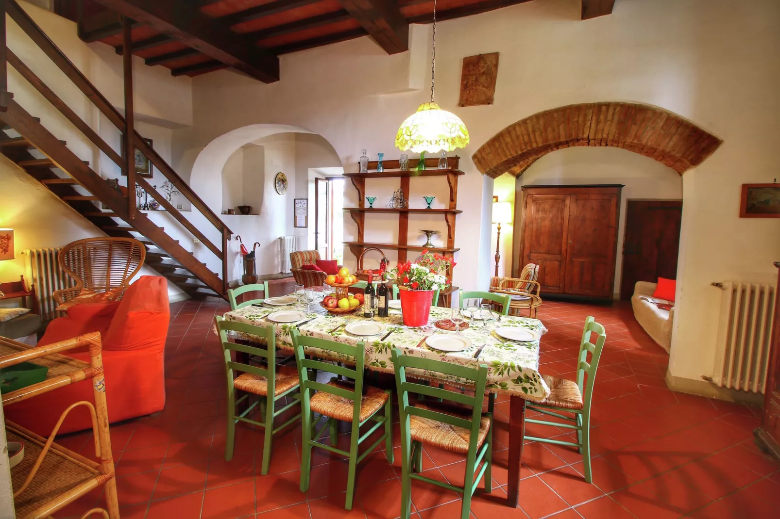 Casa Bruciata-Dining room