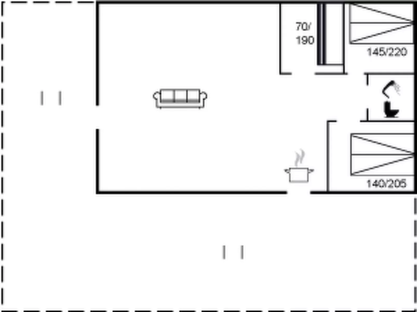 "Sande" - 450m from the sea-Inside