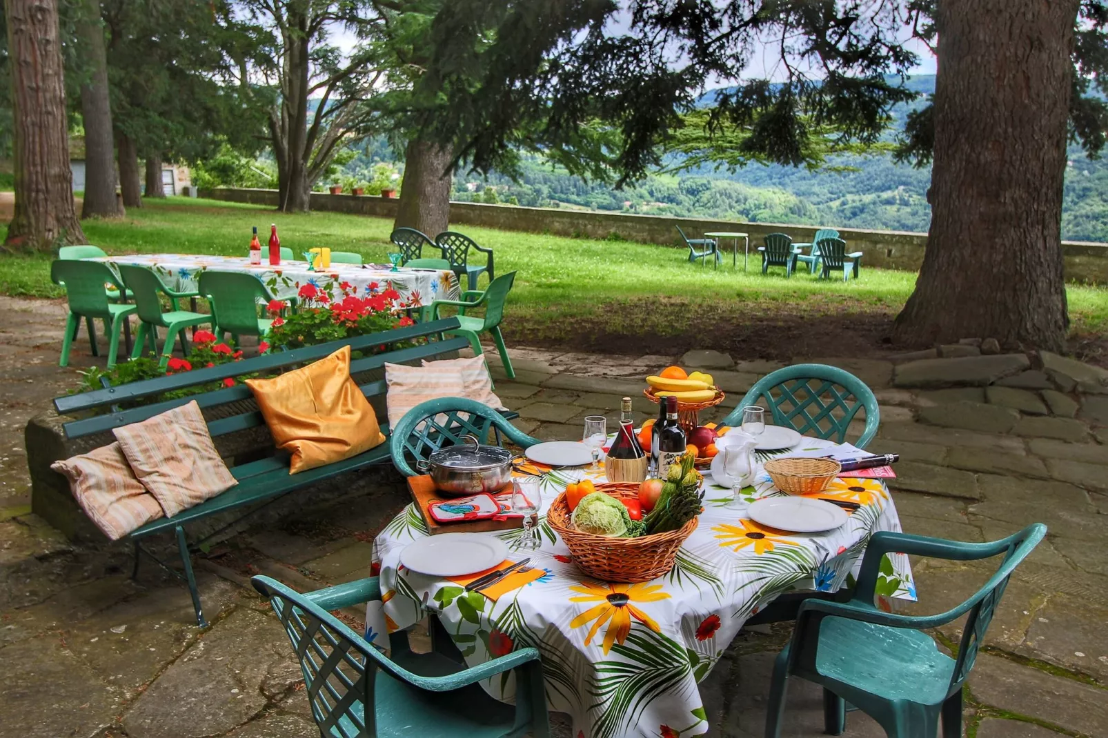 Casa Bruciata-Gardens summer