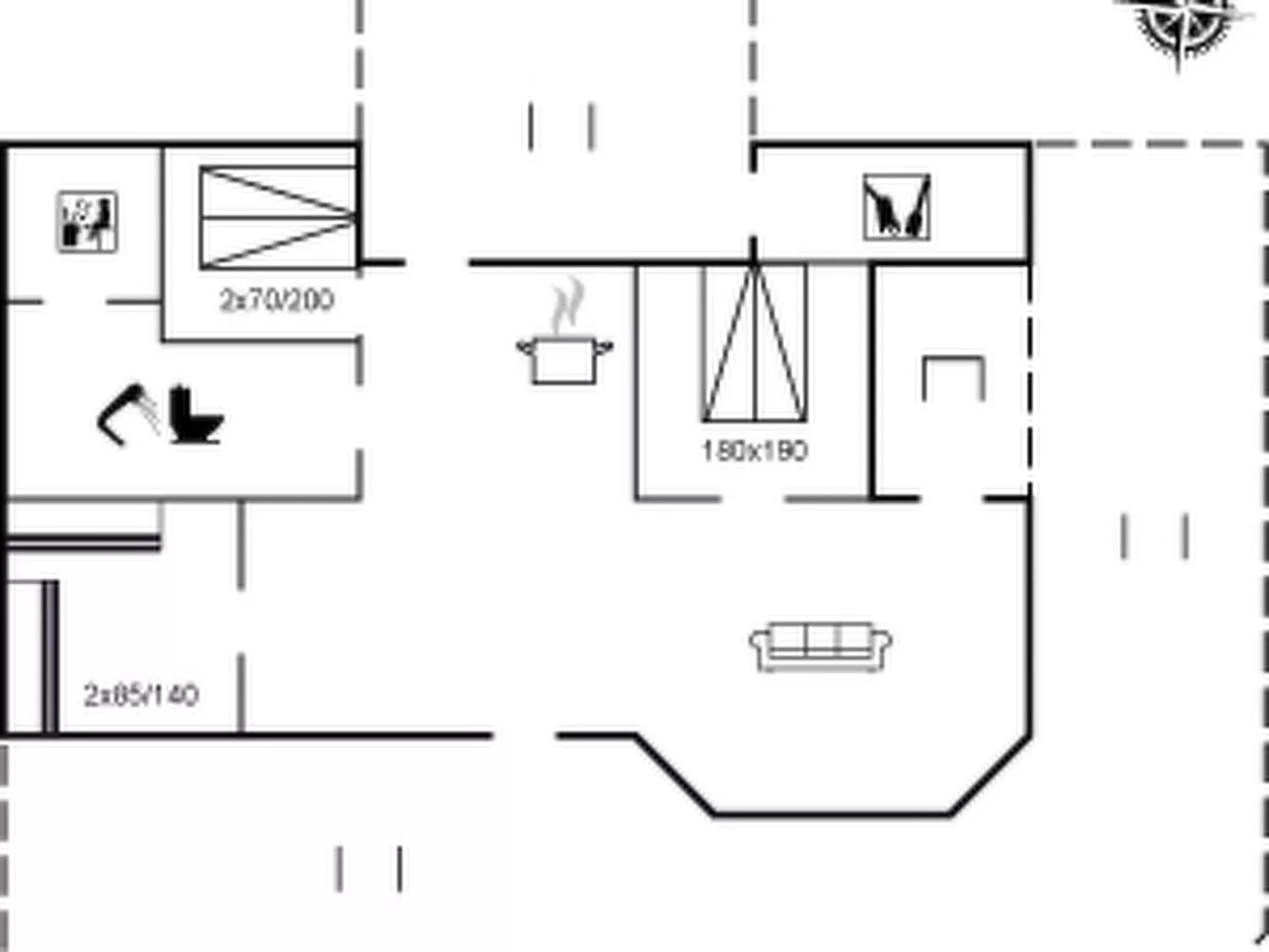 "Lazorka" - 450m from the sea-Inside