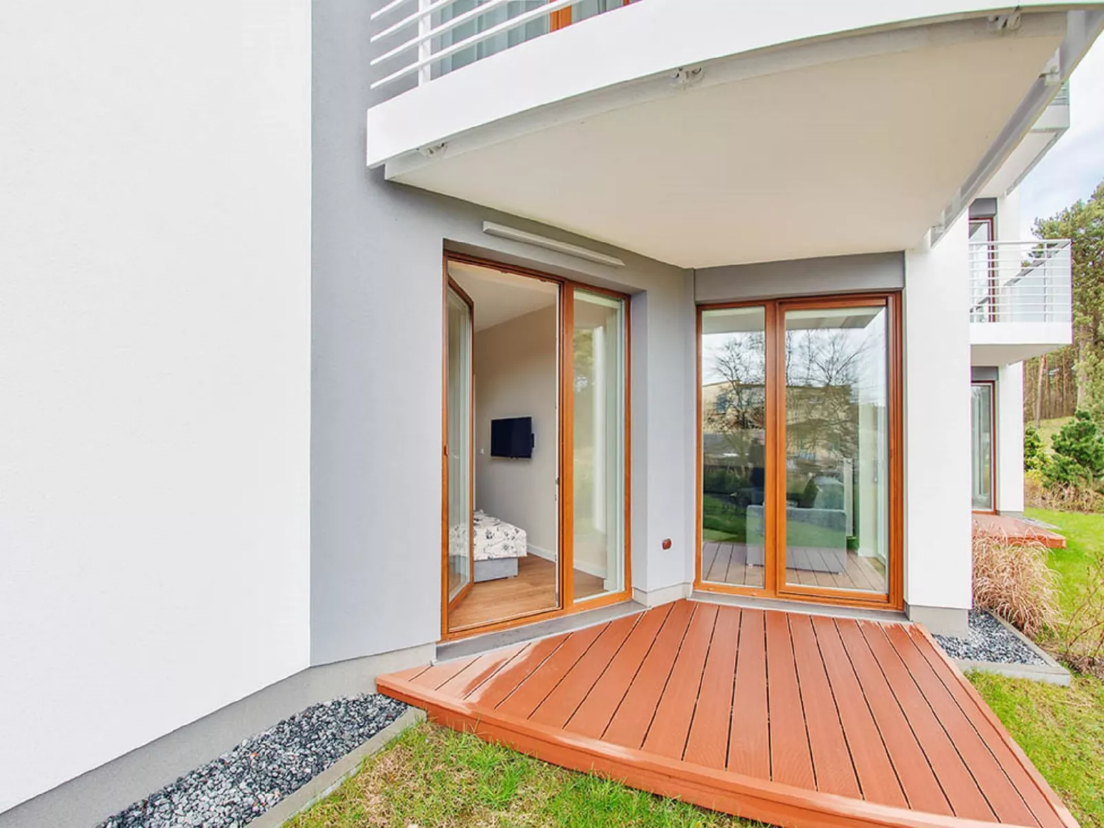 Kąty Rybackie Marina-Draußen