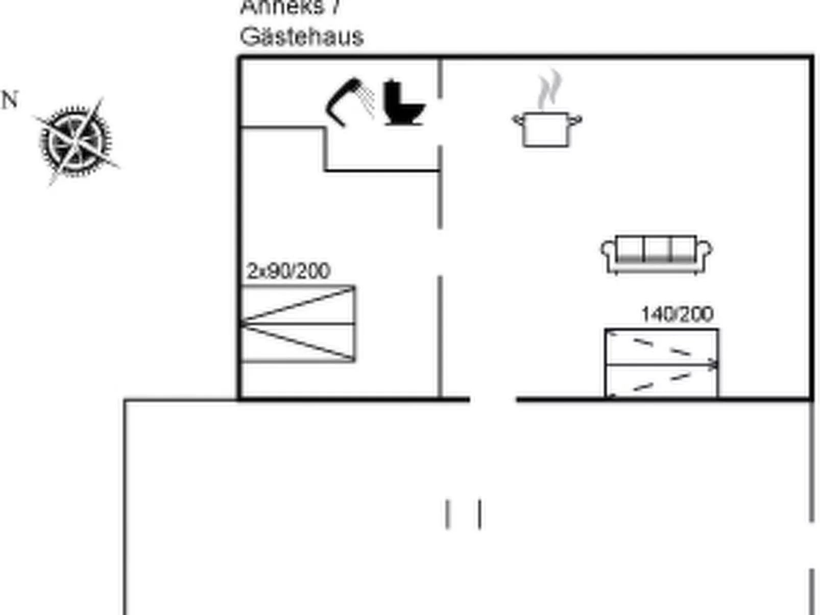 "Arlene" - 800m from the sea-Inside