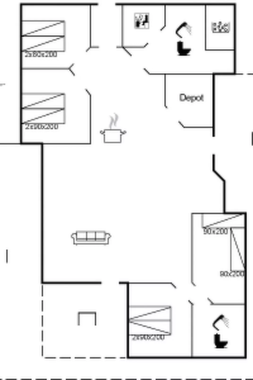"Beeke" - 1.4km from the sea-Inside