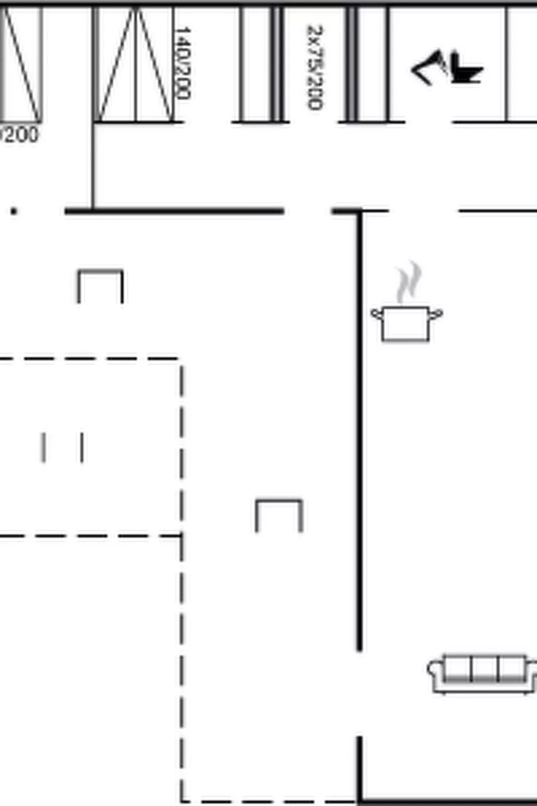 "Asla" - 400m from the sea-Inside