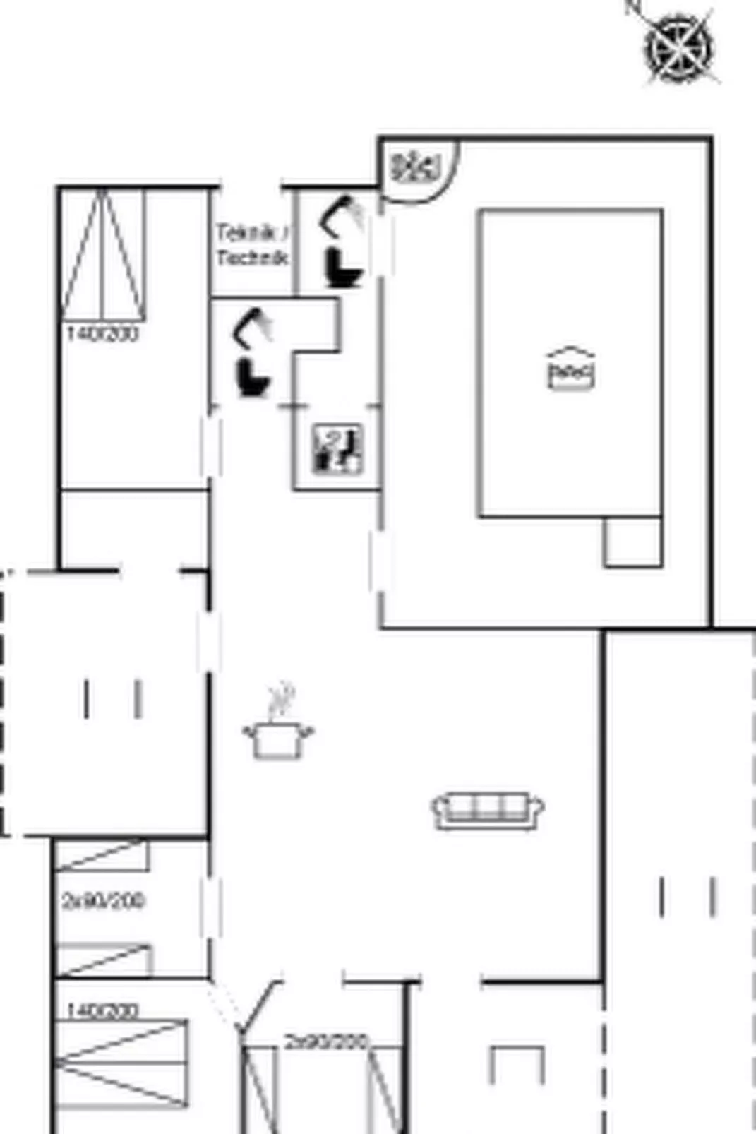 "Nilson" - 1.4km from the sea-Inside