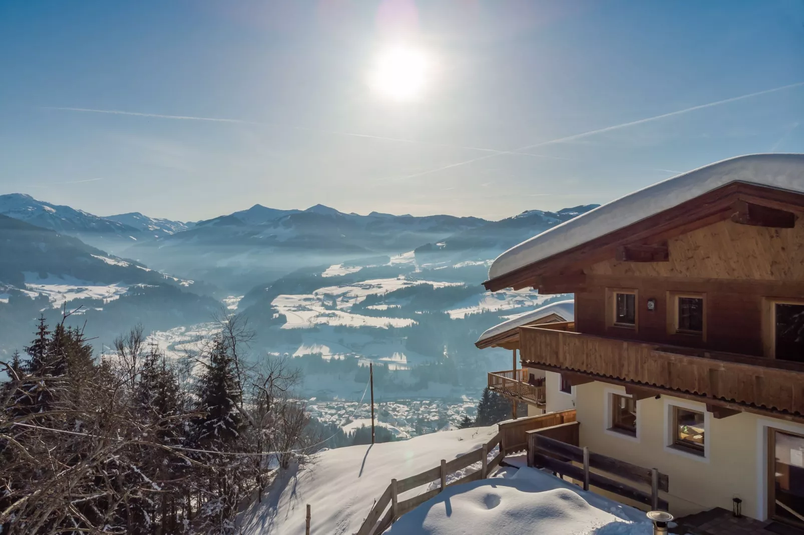 Chalet Hohe Salve-Vue d'hiver