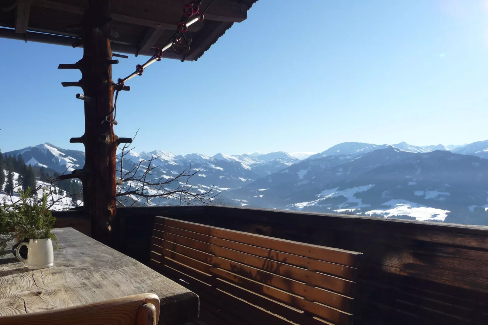 Chalet Hogleit-Balcon-terrasse