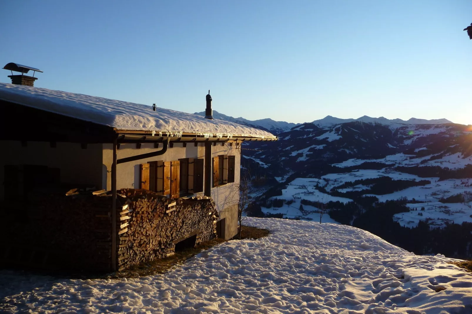 Chalet Hogleit-Extérieur hiver