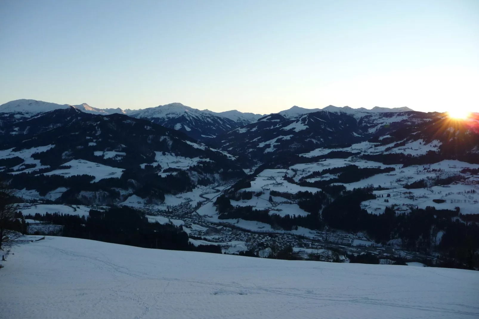 Chalet Hogleit-Vue d'hiver