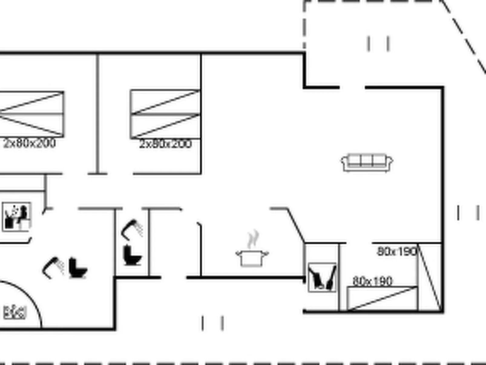 "Elvan" - 450m from the sea-Inside