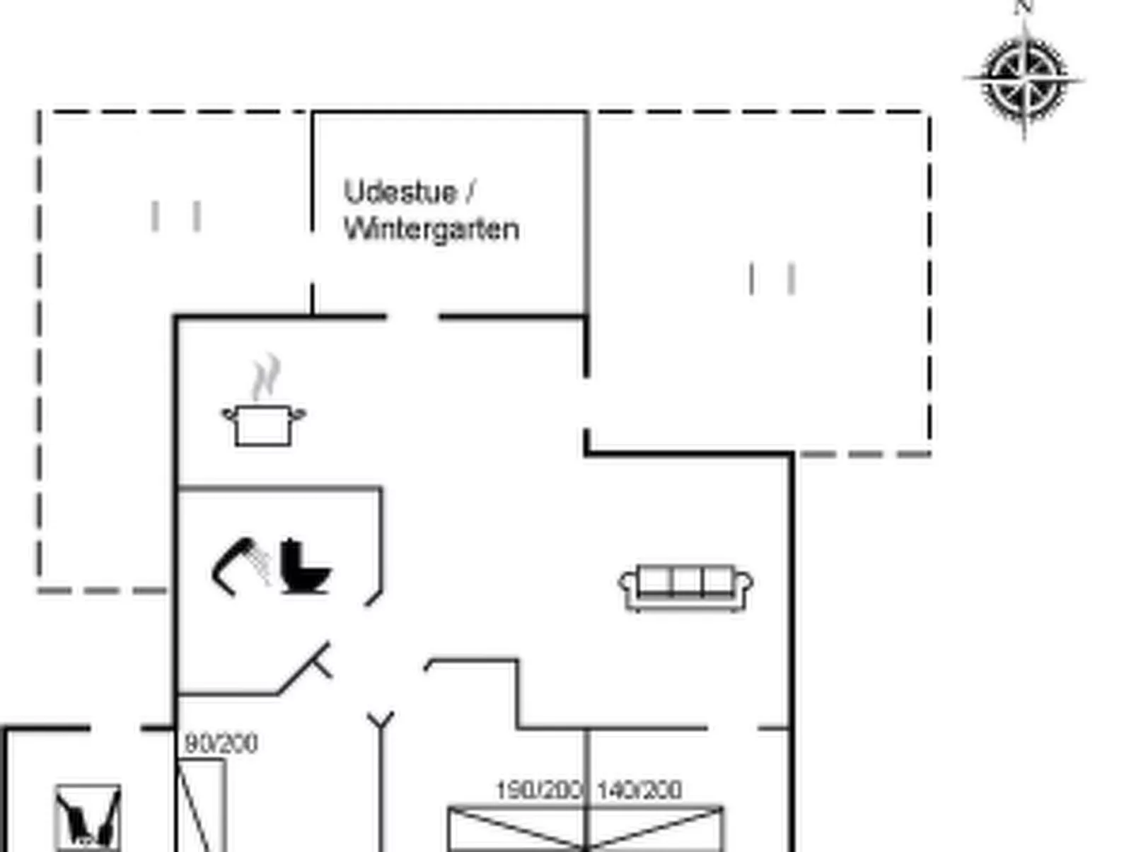 "Laurits" - 300m from the sea-Inside