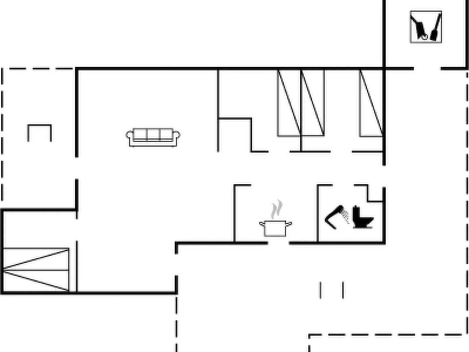 "Ienngelild" - 50m from the sea-Inside