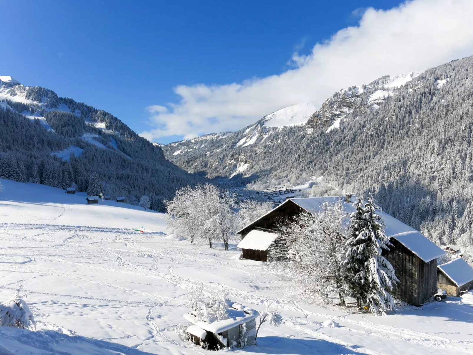 Le Grand Lodge-Draußen