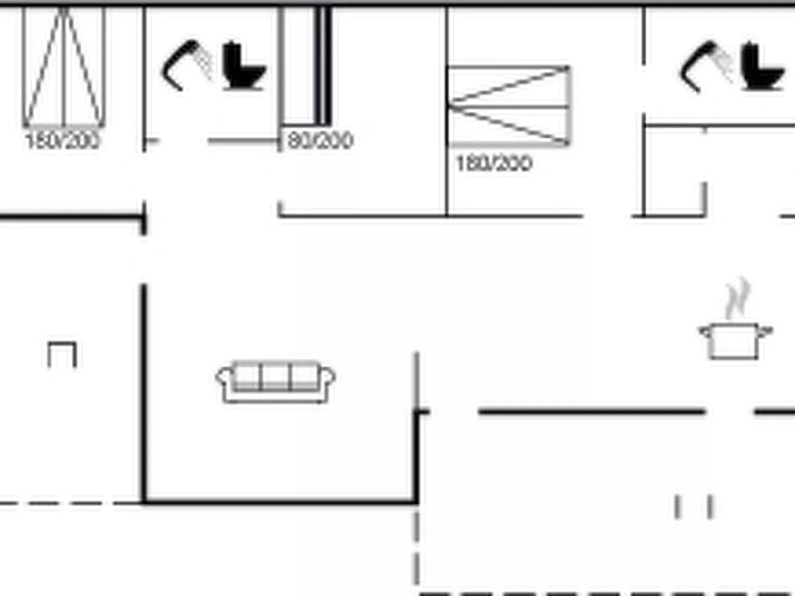"Yukon" - 150m from the sea-Inside