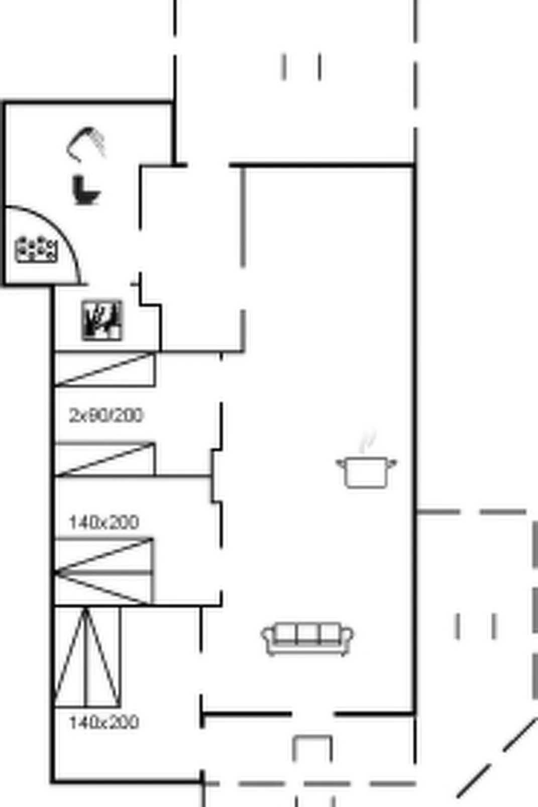 "Fides" - 600m from the sea-Inside