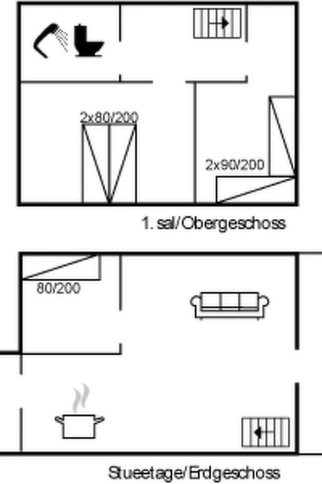 "Sighwald" - 2.3km from the sea-Inside