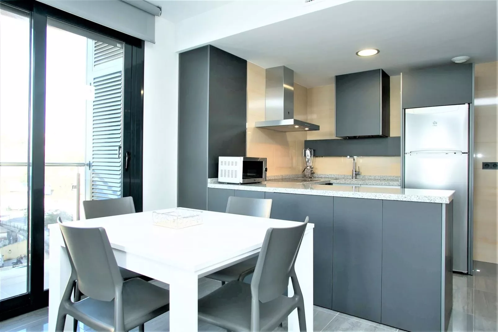 Apartamento con patio-Kitchen