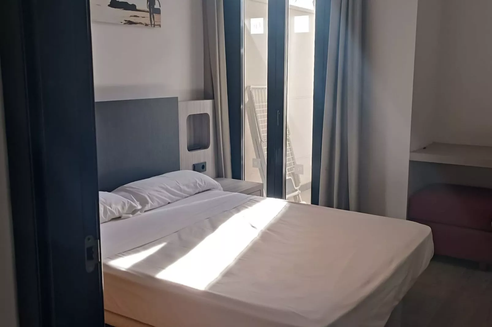 Apartamento con patio-Bedroom