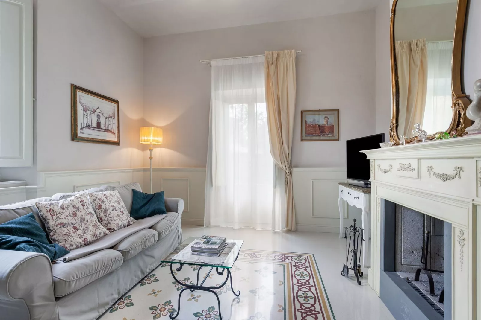 Villa Rose-Wohnzimmer
