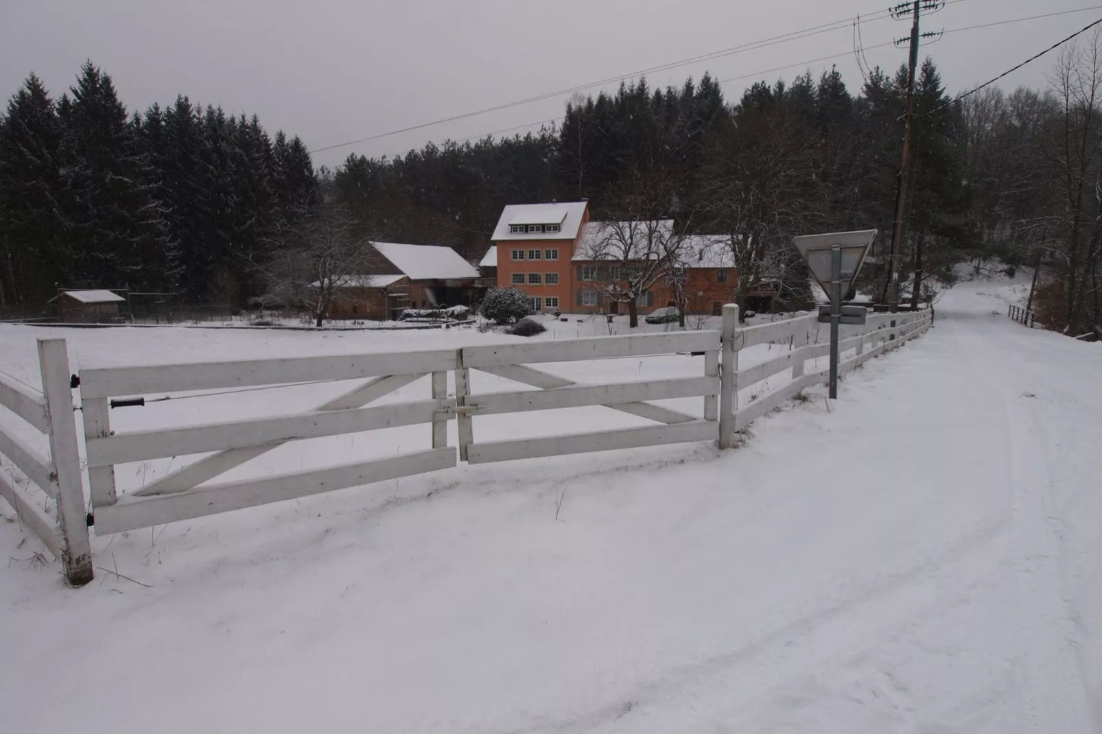 La Schwingmuhle-Garden winter
