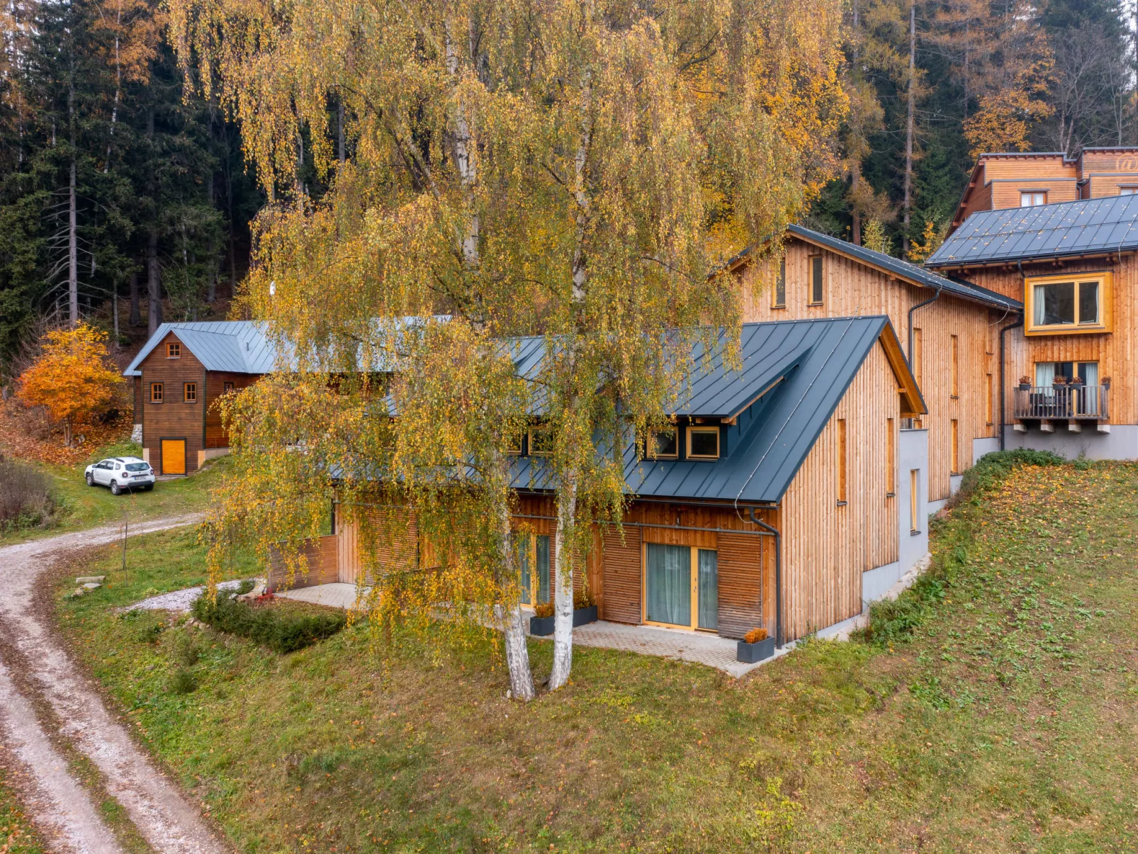 Ski-In Ski-Out Mountain Duplex Portášky3-Outside