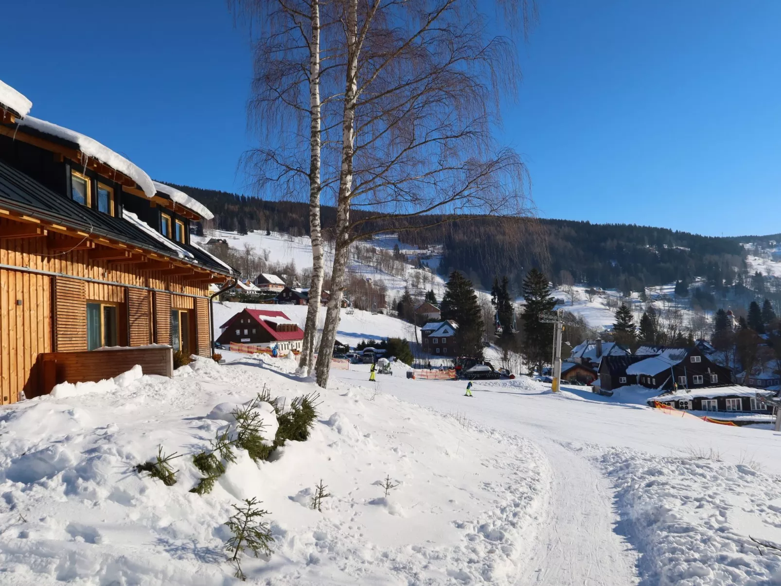 Ski-In Ski-Out Mountain Duplex Portášky3-Outside
