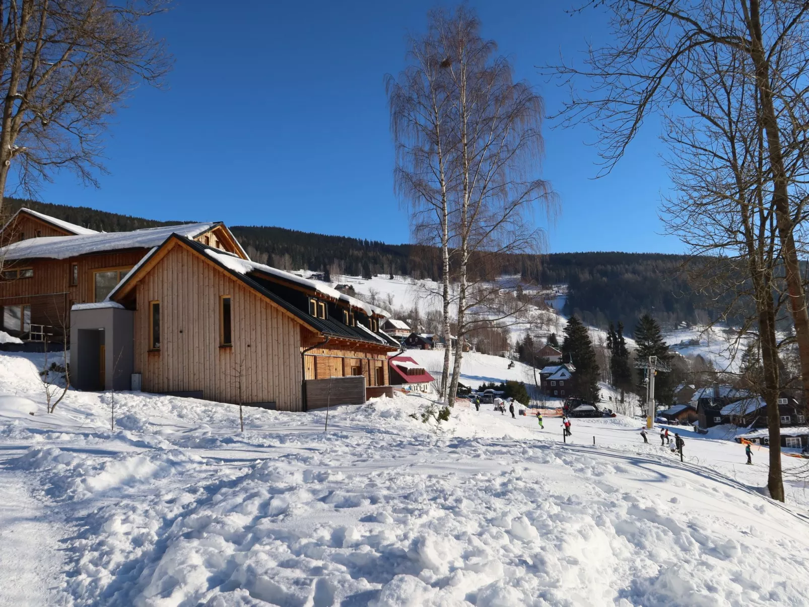 Ski-In Ski-Out Mountain Duplex Portášky3-Outside