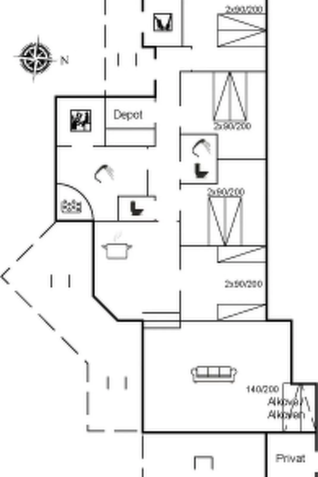 "Sylvia" - 700m from the sea-Inside