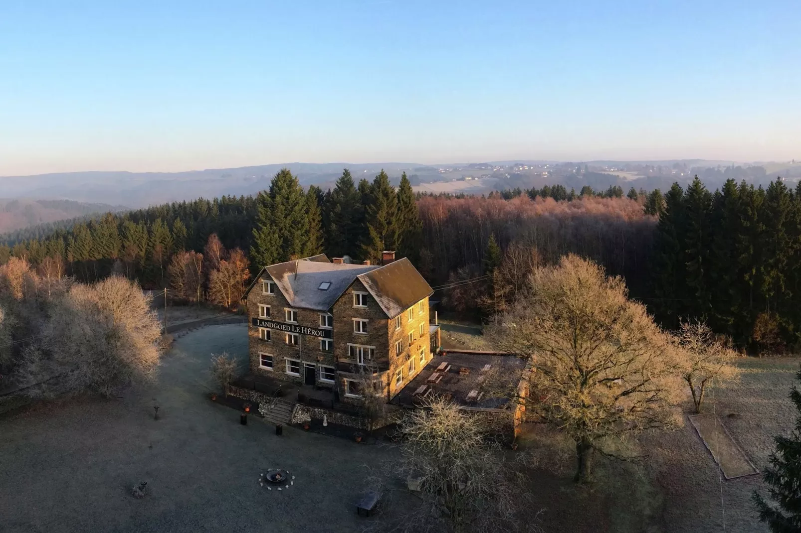 Ardennen Landgoed Le Herou-Extérieur hiver